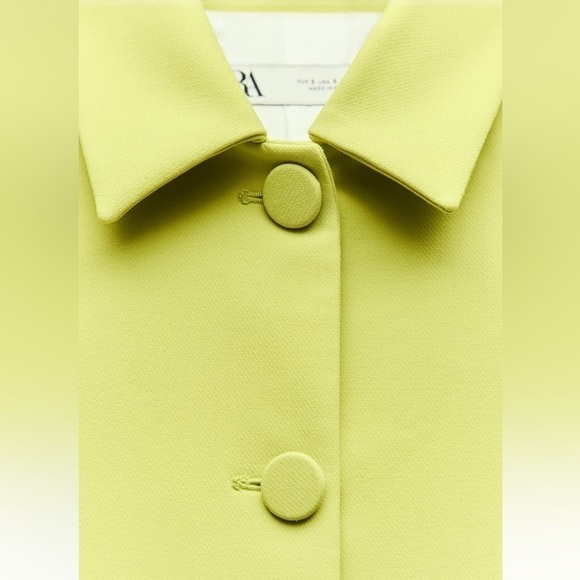 New ZARA Cropped Pocket Jacket ZW Collection - Picture 6 of 8